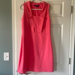 Sleeveless Pink Work Dress